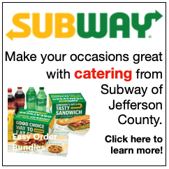 Welcome back in 2024 to our advertiser: Subway of Jefferson County