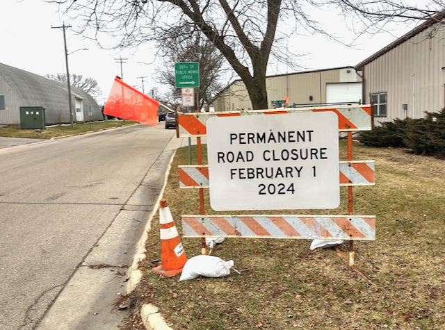 James Place closes permanently to through traffic in February 