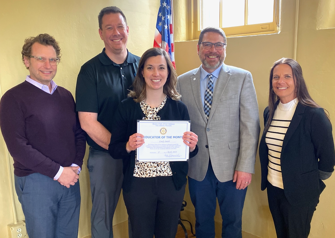 Cindy Smith named April Rotary Teacher of the Month 