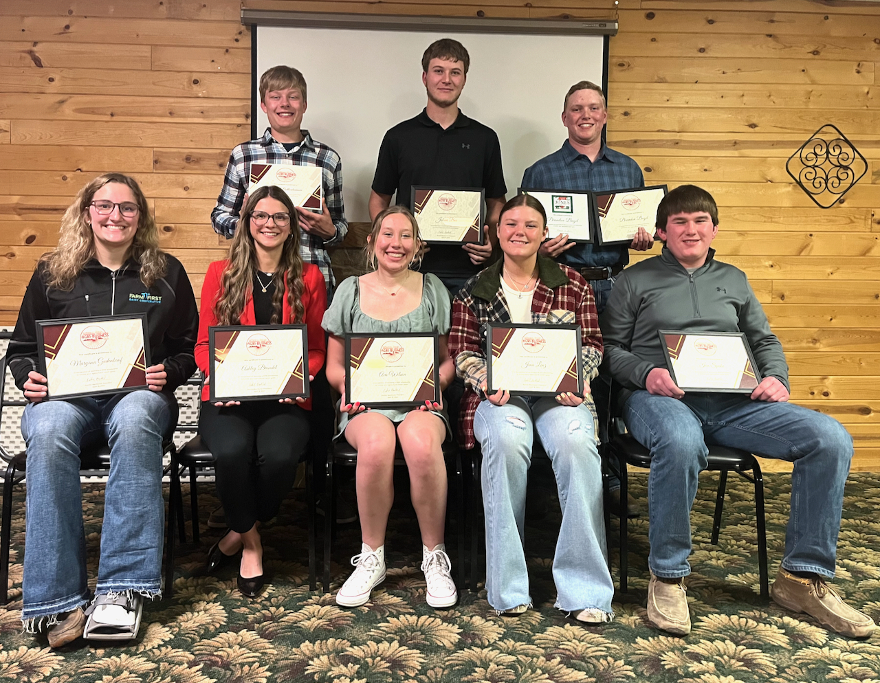 Twelve area students receive Agri-Business Club scholarships