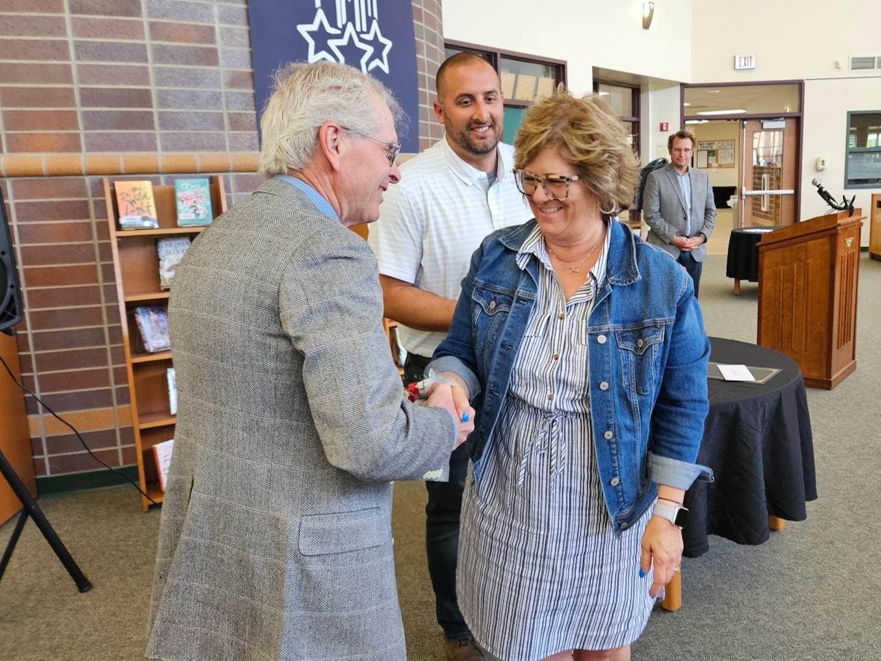Fort School District holds reception in honor of nine retirees