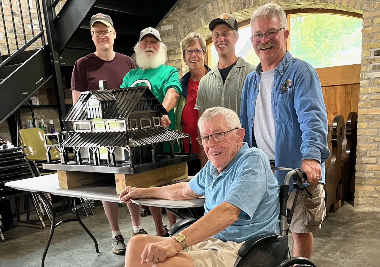 Haumerson’s Pond bird feeder dedicated to Wanie